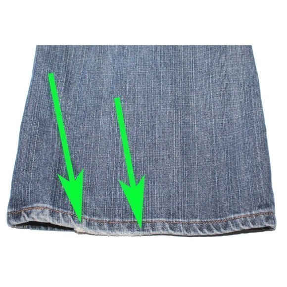 Levi's 527 Low Rise Boot Cut Blue Jeans 100% Cotton Mens Measures Size 41 x 36 - Picture 10 of 10